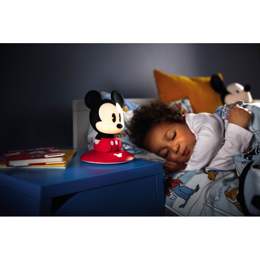 Philips 71709/30/16 -  LED Kinderlamp DISNEY SOFTPAL MICKEY LED/1W/230V