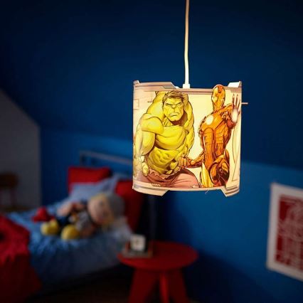 Philips 71751/35/26 - Suspension avec fil pour enfant DISNEY AVENGERS 1xE27/60W/230V