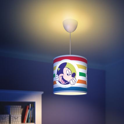 Philips 71752/30/16 - Hanglamp kinderkamer DISNEY MICKEY MOUSE 1xE27/23W/230V