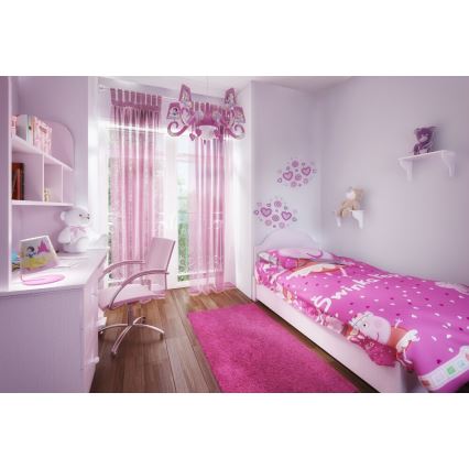 Philips 71757/28/16 - Hanglamp kinderkamer DISNEY PRINCESS 1xE27/15W/230V