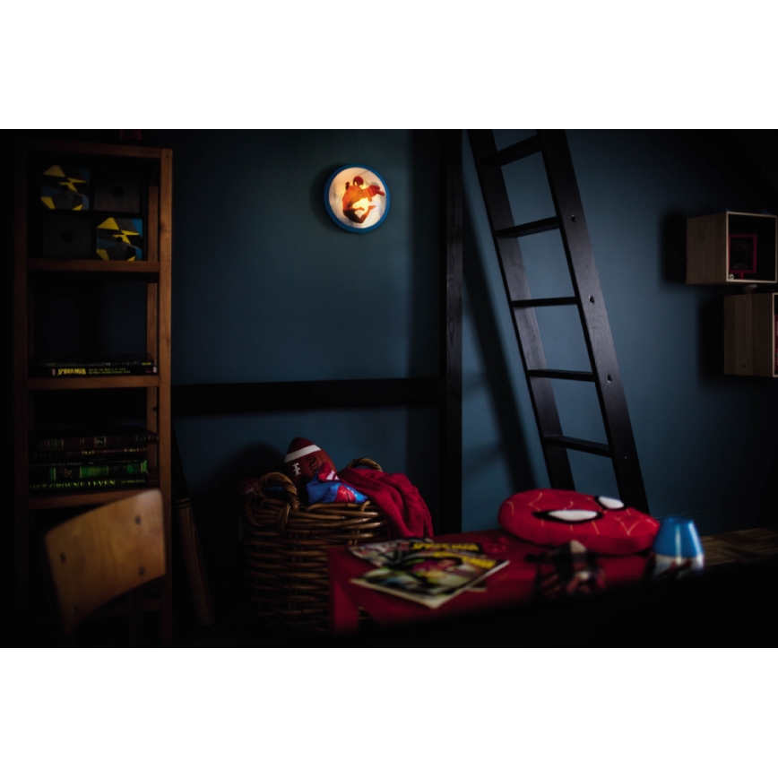 Philips 71760/40/16 - LED Wandlamp voor kinderen MARVEL SPIDER MAN 1xLED/4W