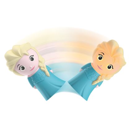 Philips 71768/03/16 - LED-kinderlamp Disney Elsa LED/0,3W/3V
