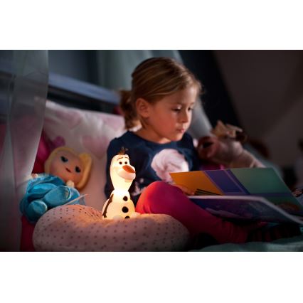 Philips 71768/08/16 - Kinder LED Lamp DISNEY FROZEN 1xLED/0,3W/3V