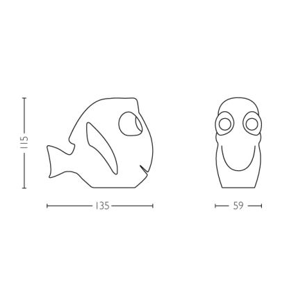 Philips 71768/90/16 - Lampe enfant LED/2xAAA