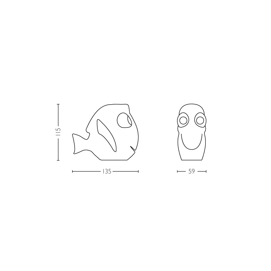 Philips 71768/90/16 - Lampe enfant LED/2xAAA