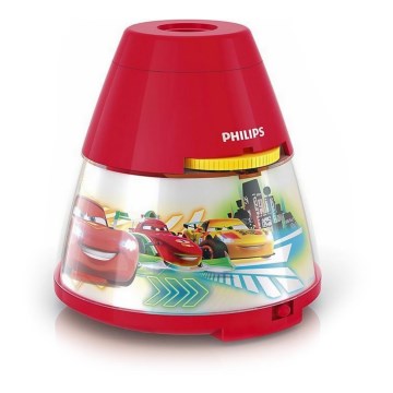 Philips 71769/32/16 - LED Nachtlamp en projector DISNEY CARS LED/0,1W/3xAA