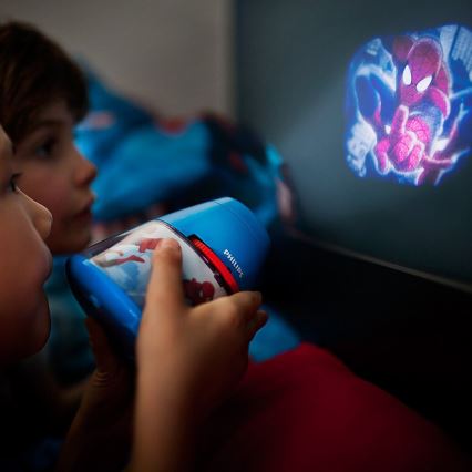 Philips 71769/40/16 - Projecteur enfant DISNEY SPIDER-MAN 1xLED/0,1W
