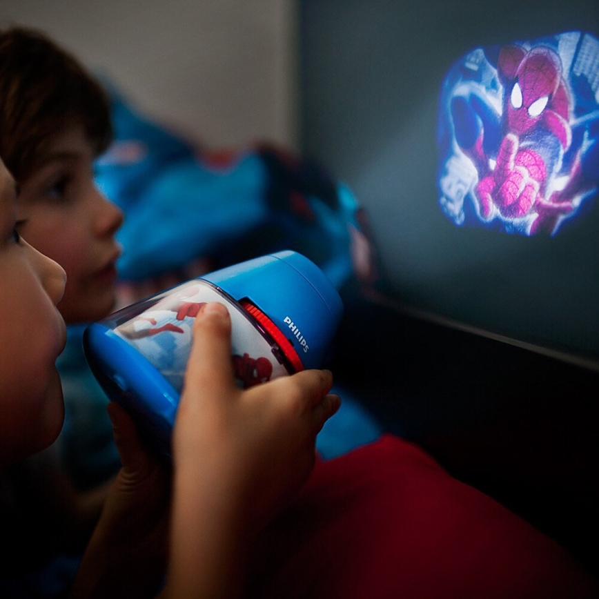 Philips 71769/40/16 - Projecteur enfant DISNEY SPIDER-MAN 1xLED/0,1W