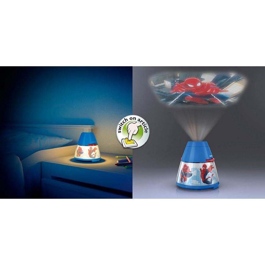 Philips 71769/40/16 - Projecteur enfant DISNEY SPIDER-MAN 1xLED/0,1W