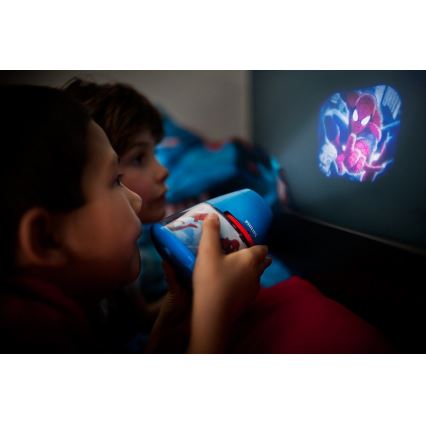 Philips 71769/40/16 - Projecteur LED enfant MARVEL SPIDER MAN LED/0,1W/3xAA