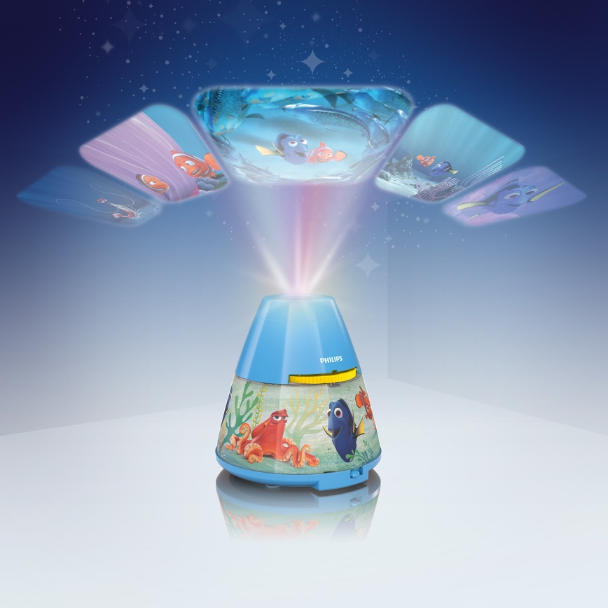 Philips 71769/90/16 - Projecteur enfant DISNEY FINDING DORY LED/0,1W/3xAAA