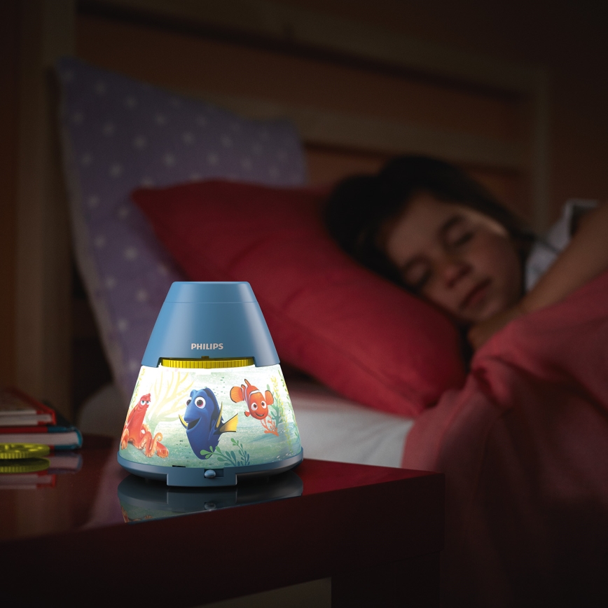 Philips 71769/90/16 - Projecteur enfant DISNEY FINDING DORY LED/0,1W/3xAAA