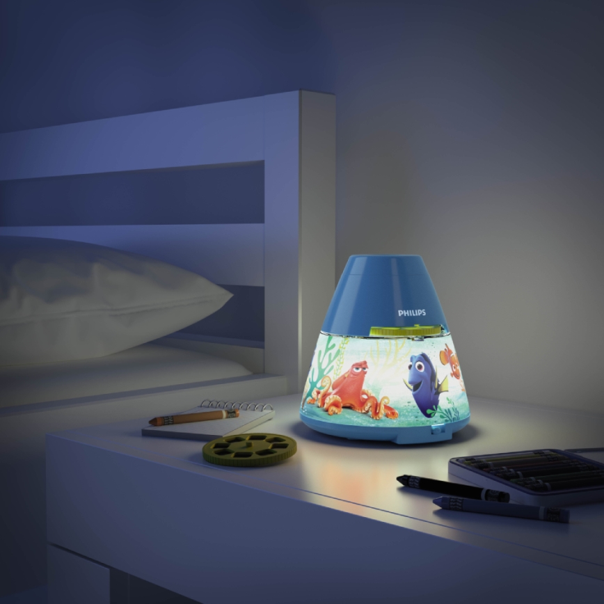 Philips 71769/90/16 - Projecteur enfant DISNEY FINDING DORY LED/0,1W/3xAAA