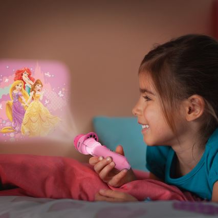 Philips 71788/28/16 - LED Kinder zaklamp projector DISNEY PRINCESS LED/3xLR44