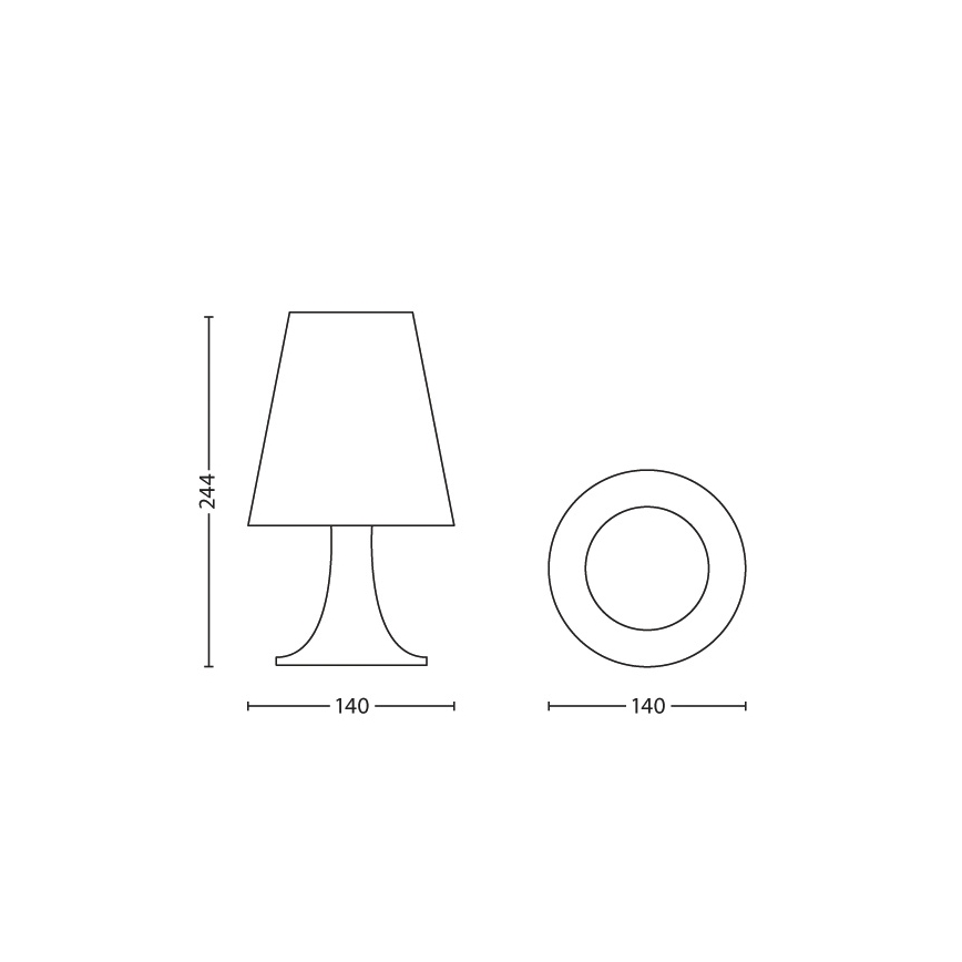 Philips 71795/34/16 - Lampe de table enfant DISNEY WINNIE THE POOH LED/2,3W/230V