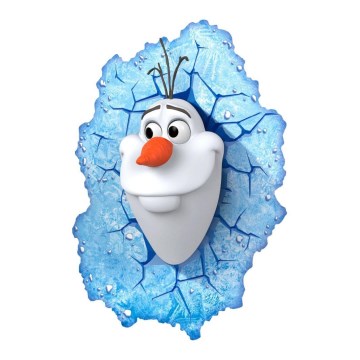 Philips 71801/08/16 - 3D wandlamp kinderkamer DISNEY FROZEN OLAF LED/3xAA