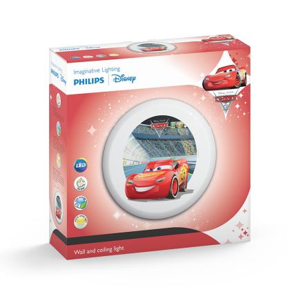 Philips 71884/32/P0 - LED Wandlamp voor kinderen DISNEY CARS 4xLED/2,5W/230V