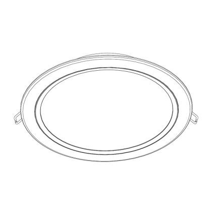 Philips - LED inbouwlamp 1xLED/20W/230V