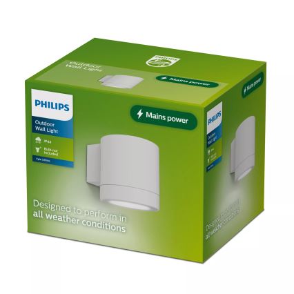 Philips - Applique murale d'extérieur FYLX 1xGU10/5W/230V blanche IP44