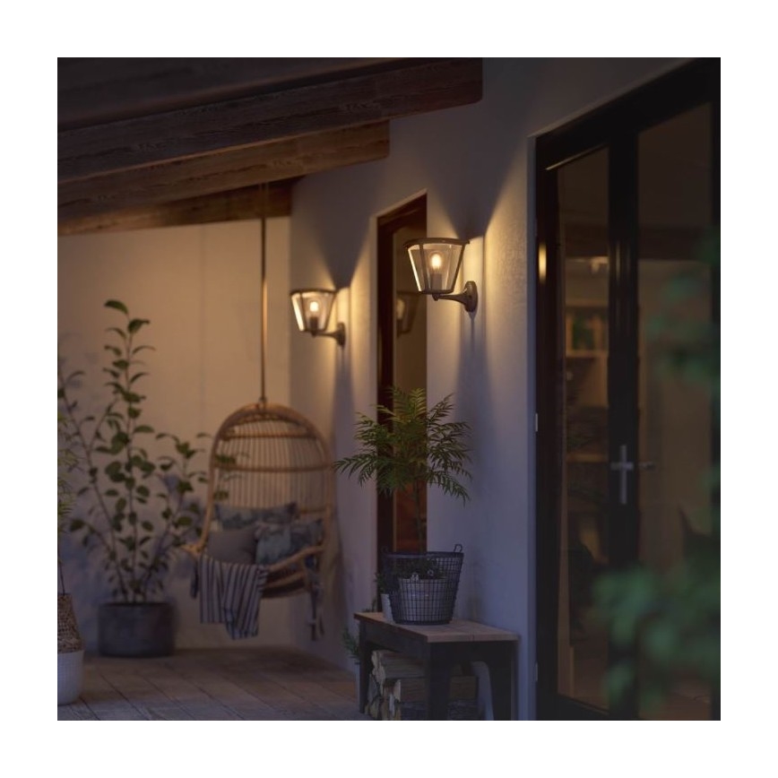 Philips - Applique murale d'extérieur Hue INARA 1xE27/7W/230V Wi-Fi IP44