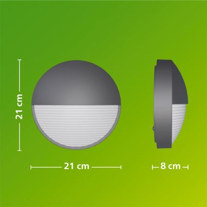 Philips - Applique murale d'extérieur LED CAPRICORN LED/4,3W/230V IP44