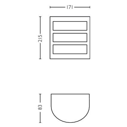 Philips - Applique murale d'extérieur LED/6W/230V 4000K IP44