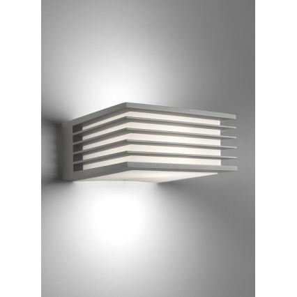 Philips - Applique murale d'extérieur SHADES 1xE27/15W/230V IP44 grise