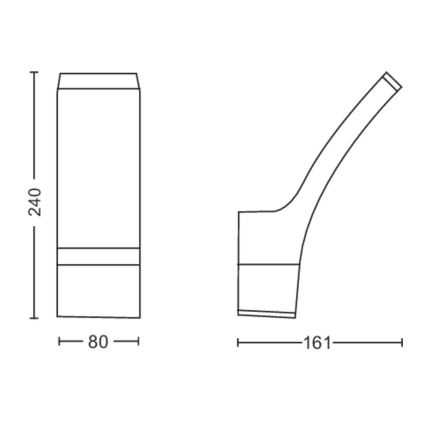 Philips - Applique murale d'extérieur LED/12W/230V 4000K IP44