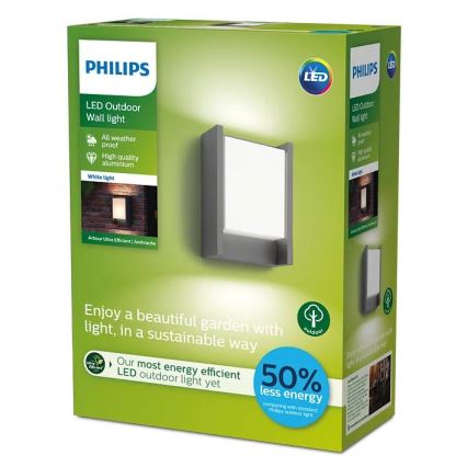 Philips - Applique murale extérieure LED/3,8W/230V 3000K IP44