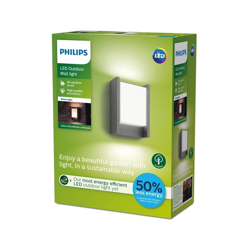 Philips - Applique murale extérieure LED/3,8W/230V 3000K IP44
