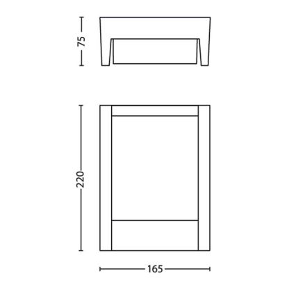 Philips - Applique murale extérieure LED/3,8W/230V 3000K IP44