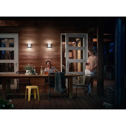 Philips - Applique murale extérieure avec détecteur PYTHON LED/3,8W/230V IP44