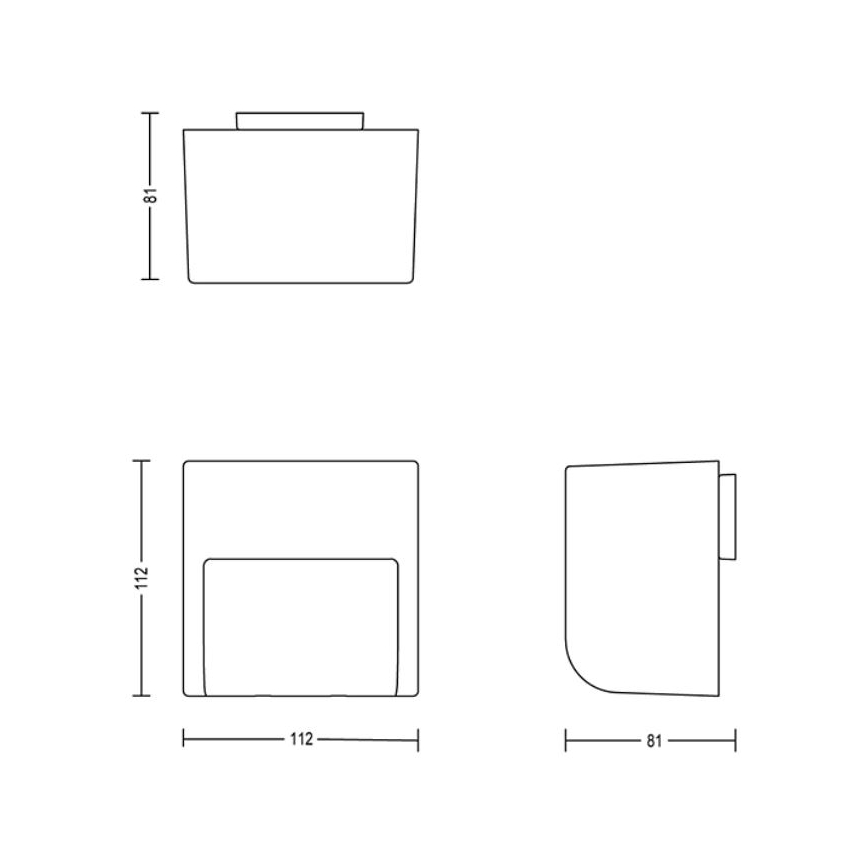 Philips - Applique murale extérieure GRITS LED/1,5W/24V IP44