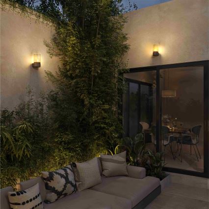 Philips - Applique murale extérieure LED NAYL 1xE27/4W/230V 2700K IP44