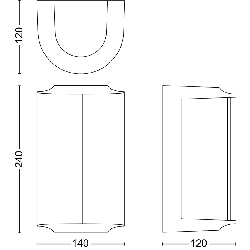 Philips - Applique murale extérieure REESE LED/4,3W/230V 2700K IP44