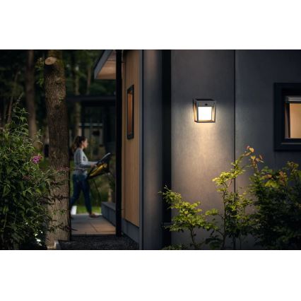 Philips - Applique murale solaire avec détecteur BLAISE LED/1,5W/3,7V 3000K IP44