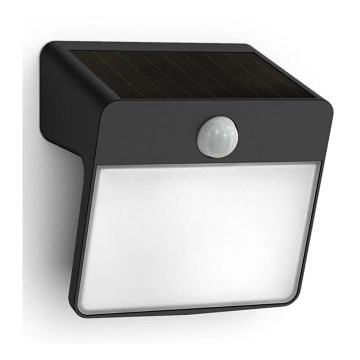 Philips - Applique murale solaire avec détecteur de mouvement et de crépuscule YARIXA LED/2,2W/3,7V 600 mAh IP44