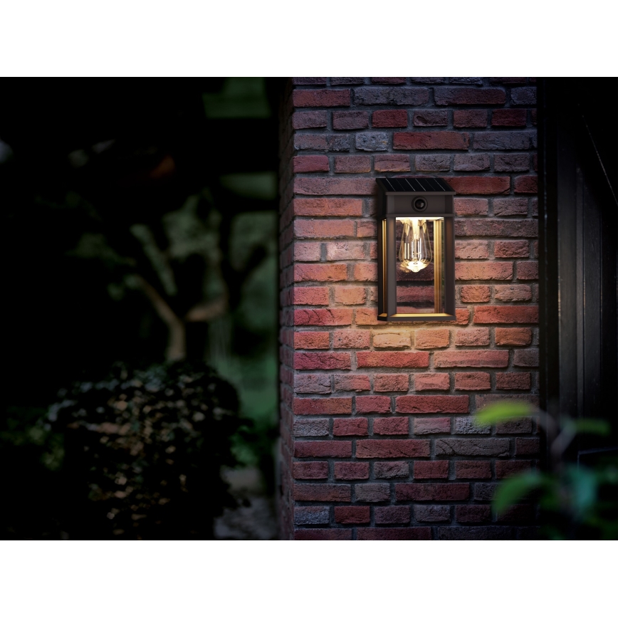 Philips - Applique murale solaire avec détecteur GERI LED/3,2W/3,7V 2700K IP44