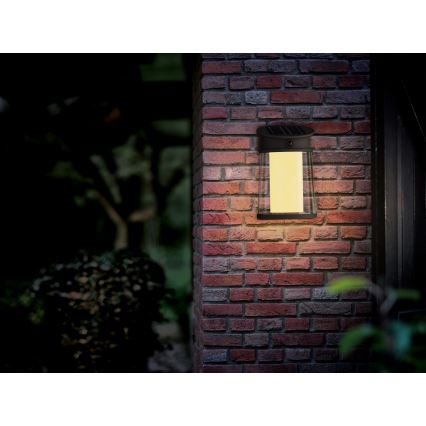 Philips - Applique murale solaire avec détecteur JUDA LED/3,2W/3,7V 2700K IP44