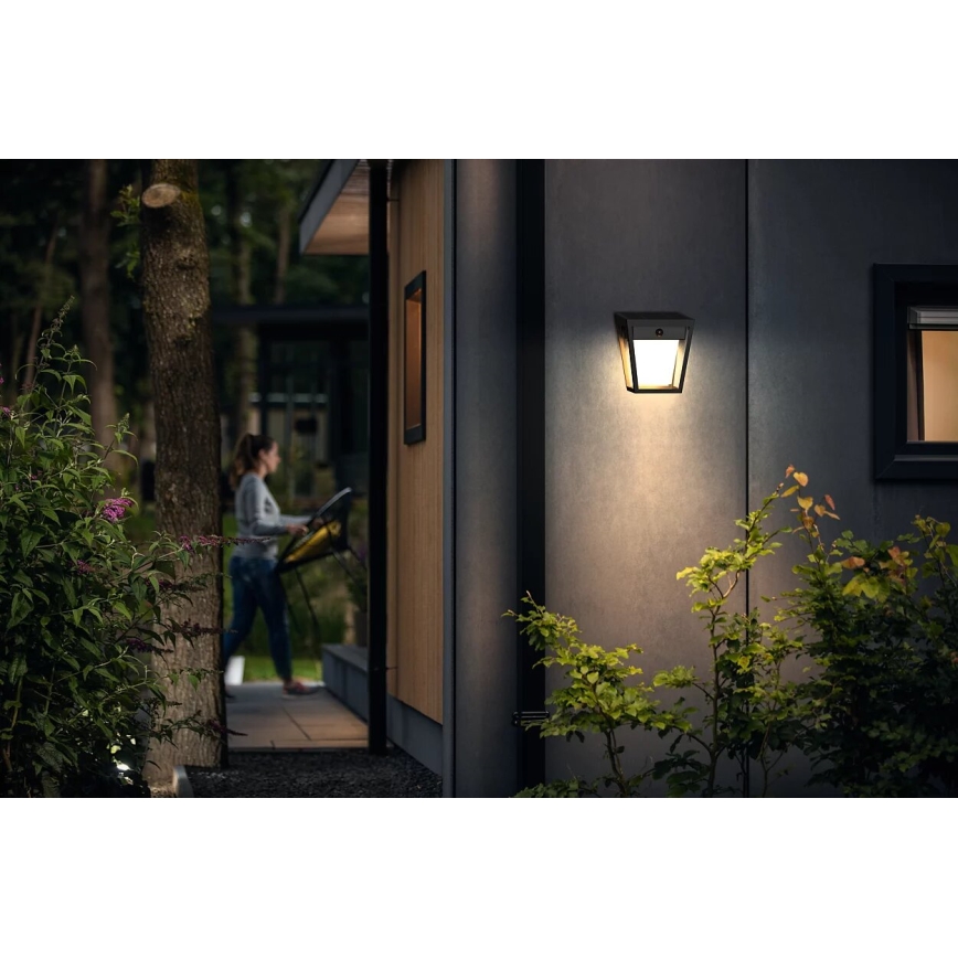 Philips - Applique murale solaire avec détecteur NISSA LED/1,8W/3,7V 3000K IP44