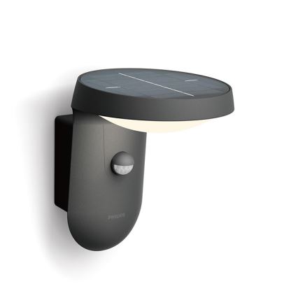 Philips - Applique murale solaire avec détecteur LED/1,2W/4V 1800 mAh 4000K IP44
