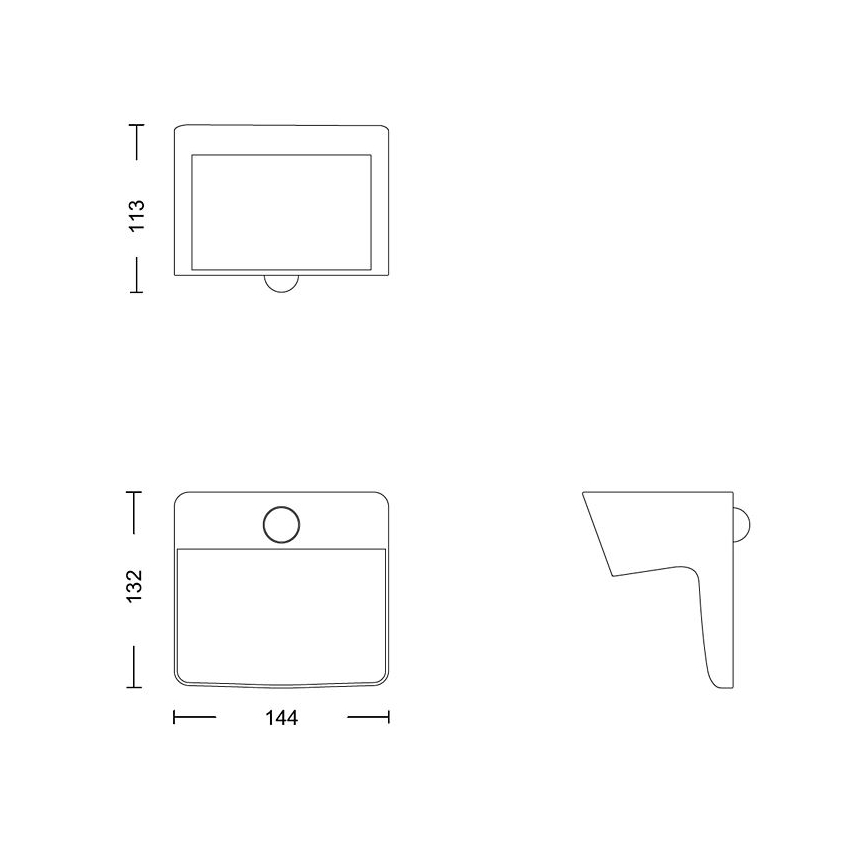 Philips - Applique murale solaire avec détecteur YARIXA LED/2,2W/3,7V IP44