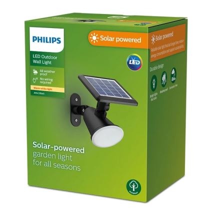 Philips - Applique murale solaire JIVIX LED/1,4W/3,7V IP44