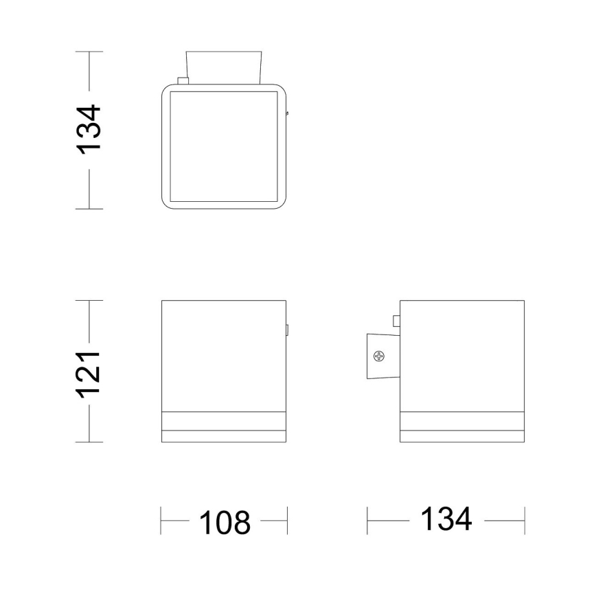 Philips - Applique murale solaire VIRONA LED/1,8W/3,7V 2700K IP44