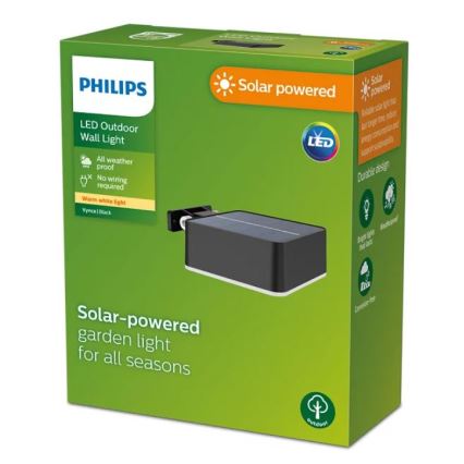 Philips - Applique murale solaire VYNCE LED/1,5W/3,7V IP44