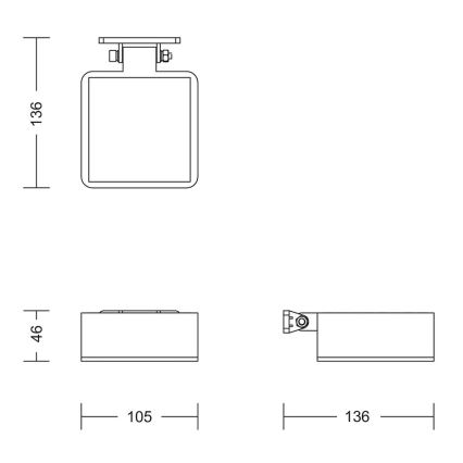 Philips - Applique murale solaire VYNCE LED/1,5W/3,7V IP44