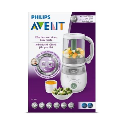 Philips Avent - Marmite à vapeur avec mixeur 4en1