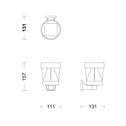 Philips - LED Solar Wandlamp AVERY LED/1,8W/3,7V 2600 mAh 2700K IP44