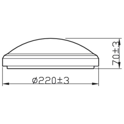 Philips - Badkamer LED Plafond Lamp DORIS LED/6W/230V 2700K IP54