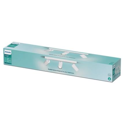 Philips - Badkamer spot IDRIS 3xGU10/5W/230V IP44 wit